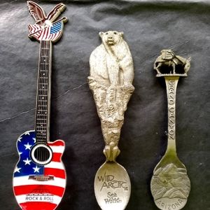 Vintage Spoon Collection Set of 3